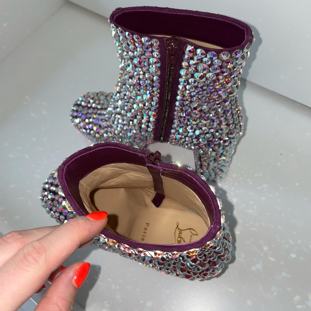 SOLD! RARE Christian Louboutin STRASS Boots - Picture 12 of 17